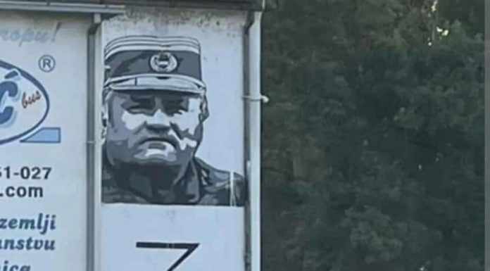 Upućen zahtjev još jednoj općini: Bez odlaganja ukloniti mural ratnog zločinca Ratka Mladića - featured image