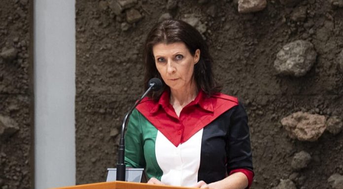 Nizozemskoj zastupnici zabranjen govor zbog palestinske košulje: Vratila se u košulji s motivom lubenice - featured image