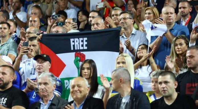 Emotivna poruka navijača BiH s Bilinog Polja: “Preživjela je Bosna, preživjet će i Gaza” - featured image