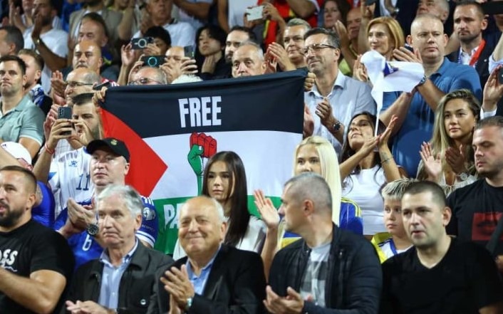 Emotivna poruka navijača BiH s Bilinog Polja: “Preživjela je Bosna, preživjet će i Gaza” - featured image