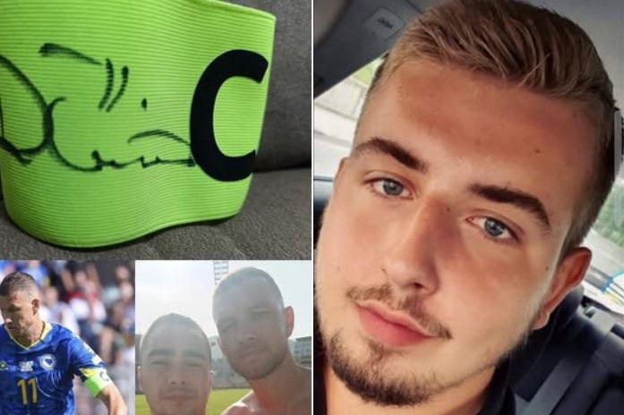 Humanitarna aukcija: Kapitenska traka Edina Džeke za spas života Benjamina Serdarevića - featured image