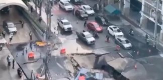 Scena koja ledi krv u žilama: Pukla cijev, otvorila se zemlja i progutala automobile i bandere - featured image