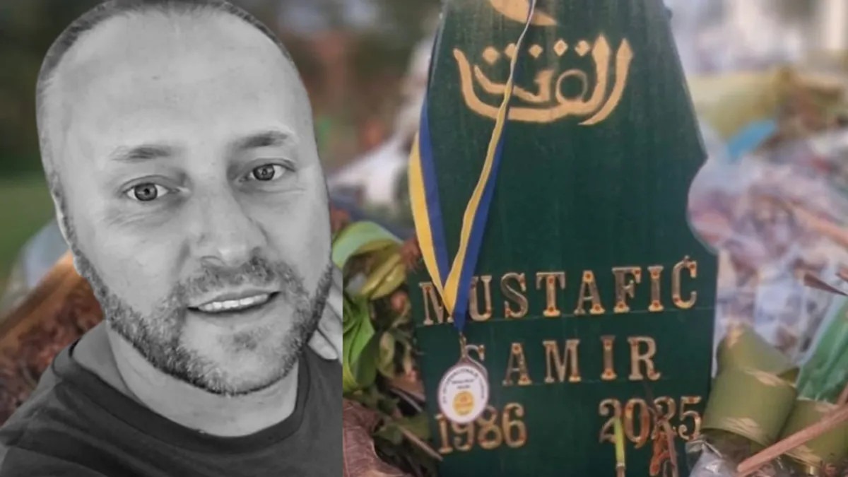 Dirljiv prizor na mezaru policajca Samira Mustafića: Kćerka Uma spustila medalju ocu - featured image