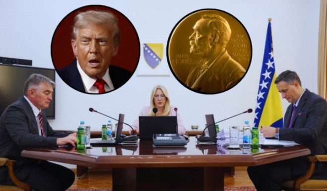 Predsjedništvo BiH nominovalo Trumpa za Nobelovu nagradu za mir - featured image