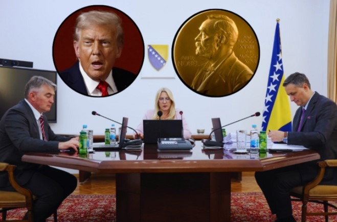 Predsjedništvo BiH nominovalo Trumpa za Nobelovu nagradu za mir - featured image