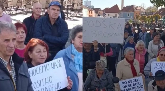 Bijeli hljeb i paušali političarima, kontejneri penzionerima: Nezadovoljni građani izašli na ulice Bijeli hljeb i paušali političarima, kontejneri penzionerima: Nezadovoljni građani izašli na ulice - featured image