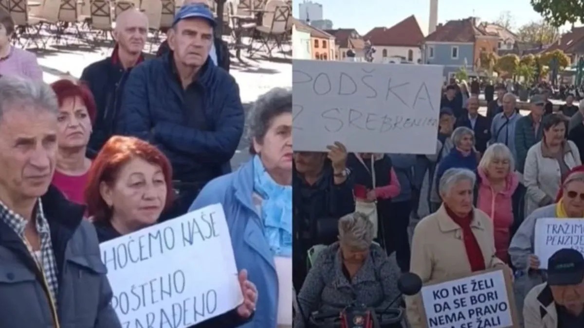 Bijeli hljeb i paušali političarima, kontejneri penzionerima: Nezadovoljni građani izašli na ulice - featured image Bijeli hljeb i paušali političarima, kontejneri penzionerima: Nezadovoljni građani izašli na ulice - featured image