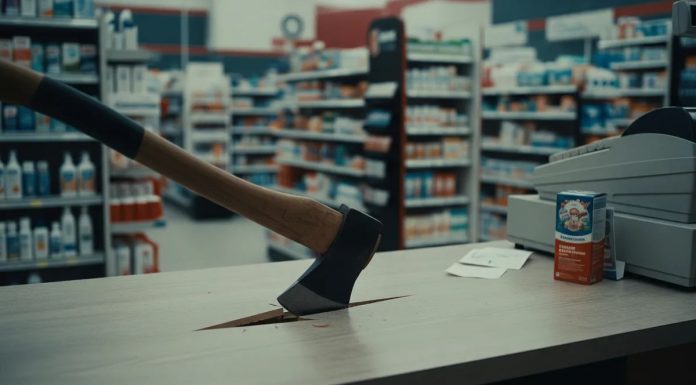 Dramatične scene: Sjekiru zabio u pult i opljačkao poznatu drogeriju - featured image