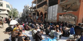 Vjernici klanjali džuma-namaz na ruševinama u Pojasu Gazu - featured image