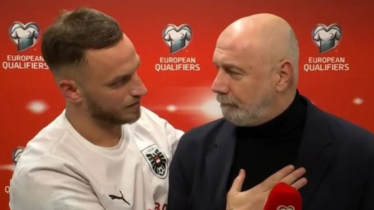 Zanimljiva scena: Barbarez davao izjavu, a onda ga je prekinuo Marko Arnautović - featured image