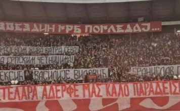 SRAMOTNO: Navijači Zvezde uputili jezivu poruku glavnom gradu BiH SRAMOTNO: Navijači Zvezde uputili jezivu poruku glavnom gradu BiH - featured image