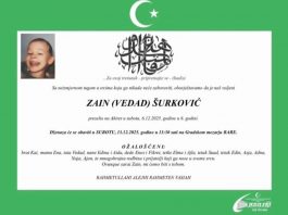 TUGA U SARAJEVU Preminuo šestogodišnji Zain Šurković - featured image