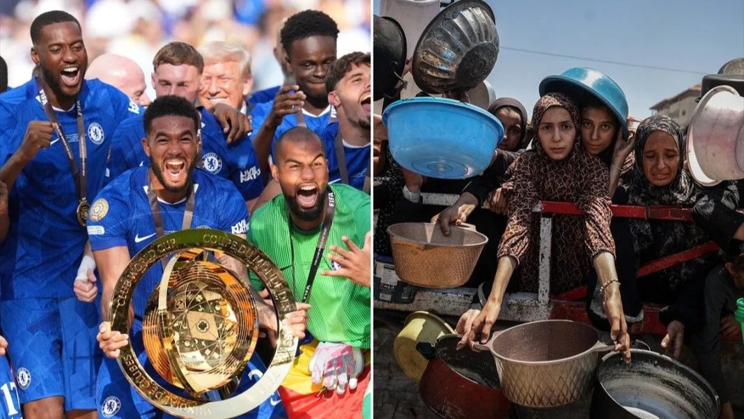 Kontrast svijeta u jednom kadru: Slavlje Zapada i patnja Gaze - featured image Kontrast svijeta u jednom kadru: Slavlje Zapada i patnja Gaze - featured image