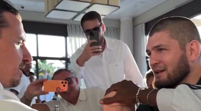 Khabib i Zlatan Ibrahimović “odmjerili snage” u obaranju ruku: Iznenadit ćete se kako je završilo Khabib i Zlatan Ibrahimović "odmjerili snage" u obaranju ruku: Iznenadit ćete se kako je završilo - featured image