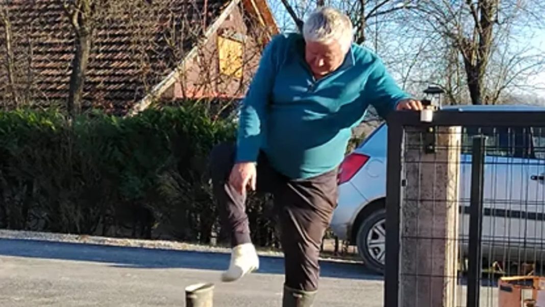 Izuo čizme kako bi zakoračio na novi asfalt pa nasmijao komšiluk do suza - featured image