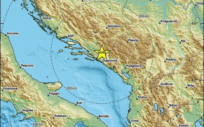 Zemljotres pogodio BiH, osjetio se i u Hrvatskoj: 