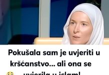 🔹Kad je htjela preobratiti muslimana na kršćanstvo..ona sama izgovorila šehadet!