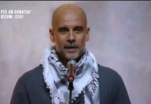 Guardiola s kefijom oko vrata poručio “Selam alejkum” i (ponovo) podržao djecu Palestine Guardiola s kefijom oko vrata poručio "Selam alejkum" i (ponovo) podržao djecu Palestine - featured image
