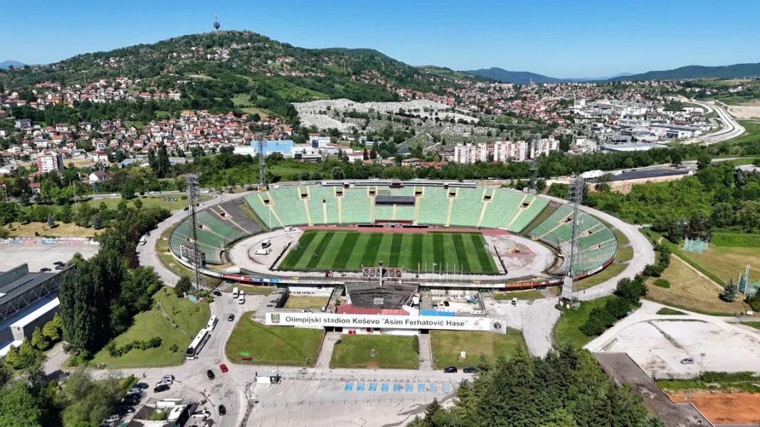 Pogledajte kako izgleda travnjak stadiona Koševo nakon koncerta Dine Merlina - featured image