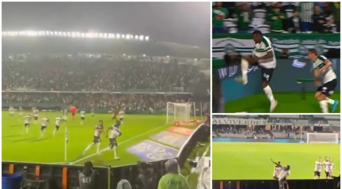Bizarna scena u Brazilu: Proslavljao gol pa nestao u rupi iza reklama (VIDEO) Bizarna scena u Brazilu: Proslavljao gol pa nestao u rupi iza reklama (VIDEO) - featured image