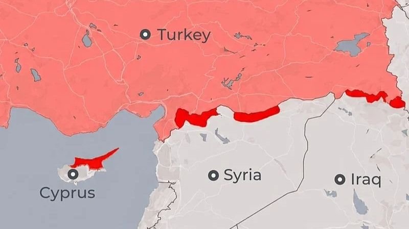 IZRAEL UDARIO NA ERDOĞANA: Objavili mapu i optužili Tursku za „okupaciju“ - featured image IZRAEL UDARIO NA ERDOĞANA: Objavili mapu i optužili Tursku za „okupaciju“ - featured image