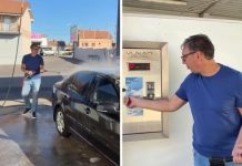 Vučić se namučio u autopraonici: “Ni auto ne zna oprati, a vodi državu…” Vučić se namučio u autopraonici: “Ni auto ne zna oprati, a vodi državu…” - featured image