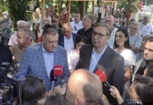 Dodik i Vučić ponovo o Bošnjacima i Aliji Izetbegoviću: Oni su mlada nacija, nema bh. kulturnog nasljeđa Dodik i Vučić ponovo o Bošnjacima i Aliji Izetbegoviću: Oni su mlada nacija, nema bh. kulturnog nasljeđa - featured image