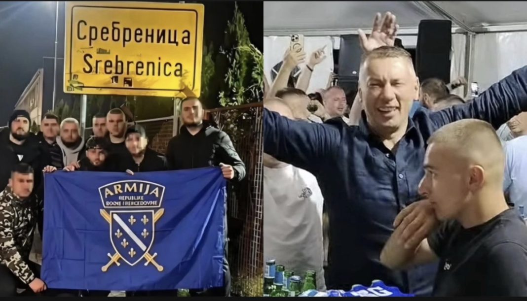 Muškarci u Srebrenici podigli zastavu ARBiH. Nešić: Zašto javnost iz FBiH ne osudi ove provokacije? - featured image Muškarci u Srebrenici podigli zastavu ARBiH. Nešić: Zašto javnost iz FBiH ne osudi ove provokacije? - featured image