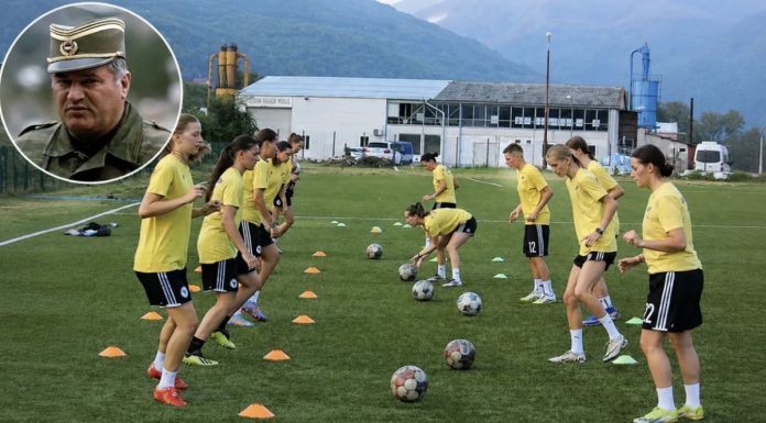 SFK Libero iz Goražda zbog veličanja Ratka Mladića suspendovao dvije igračice SFK Libero iz Goražda zbog veličanja Ratka Mladića suspendovao dvije igračice - featured image