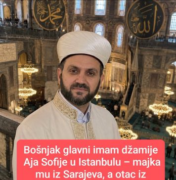 Bošnjak glavni imam džamije Aja Sofije u Istanbulu