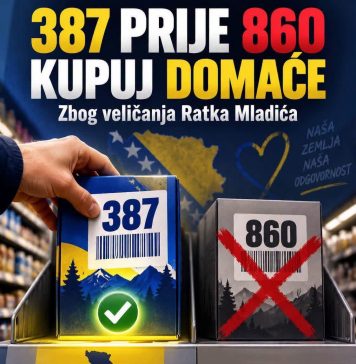 OD DANAS: 387 PRIJE 860. KUPUJ DOMAĆE.