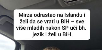 Mirza odrastao na Islandu i želi da se vrati u BiH – sve više mladih nakon SP uči bh. jezik i želi u BiH