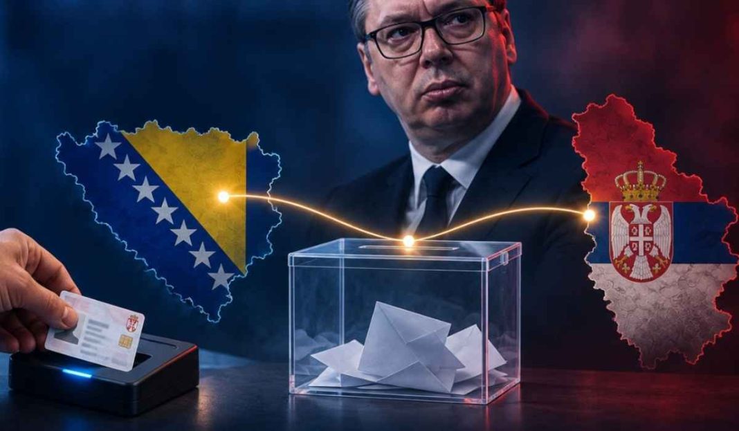 MA, JE LI TO MOGUĆE: Vučićevi „terenci“ stigli u BiH – očitavaju lične karte da glasači ne moraju autobusima u Srbiju? - featured image