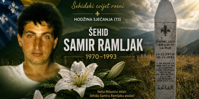 Hodžina sjećanja (73): Šehid Samir Ramljak (1970-1993) – Neponovljivi miris Dženneta Hodžina sjećanja (73): Šehid Samir Ramljak (1970-1993) – Neponovljivi miris Dženneta - featured image