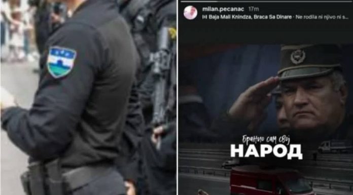 NOVI SKANDAL ZBOG VELIČANJA ZLOČINCA MLADIĆA: Pogledajte šta je objavio policijski službenik MUP-a u Livnu NOVI SKANDAL ZBOG VELIČANJA ZLOČINCA MLADIĆA: Pogledajte šta je objavio policijski službenik MUP-a u Livnu - featured image