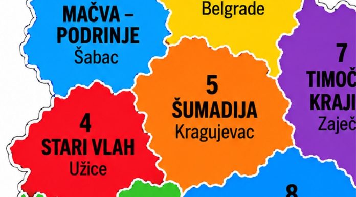 PROCURILA NOVA KARTA KOJA ĆE ZATRESTI BALKAN: Radikalan plan za podjelu Srbije na devet federalnih regija… PROCURILA NOVA KARTA KOJA ĆE ZATRESTI BALKAN: Radikalan plan za podjelu Srbije na devet federalnih regija… - featured image