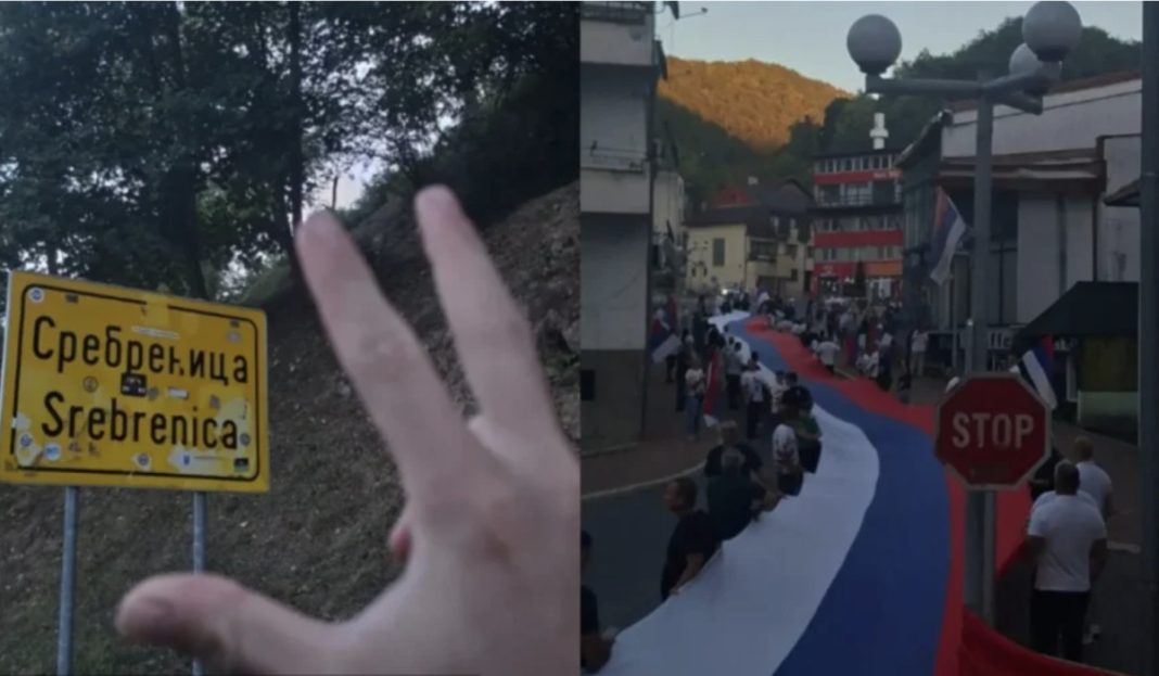 Sramne slike iz Srebrenice: Pozirao s tri prsta uz poruke podrške zločincu Mladiću - featured image