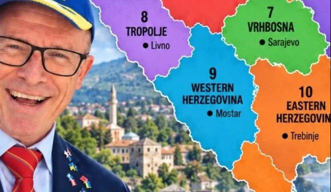 Austrija predložila potpuno novo uređenje BiH: Entiteti bi bili ukinuti, zemlja podijeljena na 10 saveznih država Austrija predložila potpuno novo uređenje BiH: Entiteti bi bili ukinuti, zemlja podijeljena na 10 saveznih država - featured image