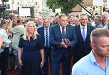 Skandalozne poruke Dodika na izbornom skupu SNSD-a: “Smeta nam granica na Drini i radimo na tome da ne postoji”